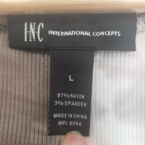 INC Tie-Dye knit top - Picture 3 of 4